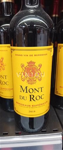 Bordeaux Bordeaux Supérieur Mont du Roc 2018