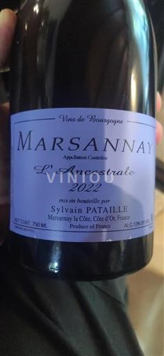 Bourgondië Marsannay Sylvain Pataille L'Ancestrale 2022