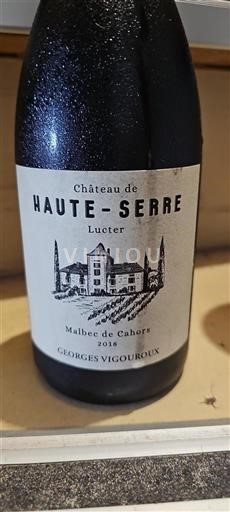 Sudoeste Cahors Château Haute-Serre Lucter 2018