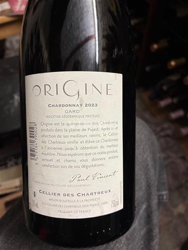 Languedoc và Roussillon Gard Cellier Des Chartreux Origine 2023