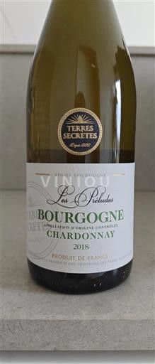 Burgundy Burgundy Chardonnay Vignerons des Terres Secrètes Les Préludes 2016
