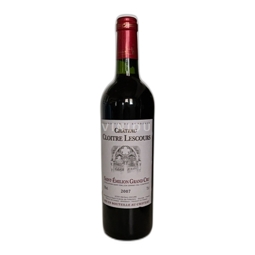 Bordeaux Saint-Émilion Grand Cru Château Cloitre Lescours 2007