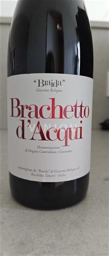 Piamonte Brachetto d'Acqui Braida 2021