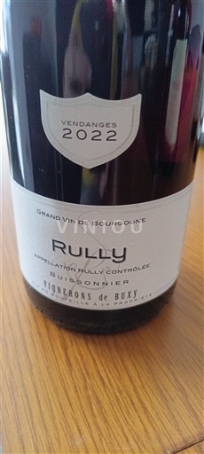 Burgundsko Rully Vignerons de Buxy Buissonnier 2022