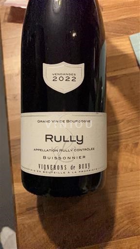 Burgundy Rully Vignerons de Buxy Buissonnier 2022