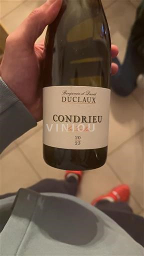 Rhône Valley Condrieu Benjamin et David Duclaux Les Caillets 2023