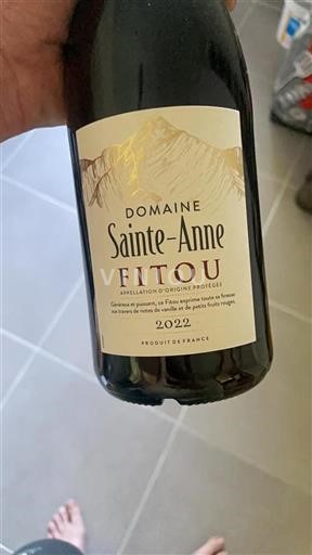 Vin Rouge sec Domaine Sainte-Anne 2022 France Languedoc Fitou AOC