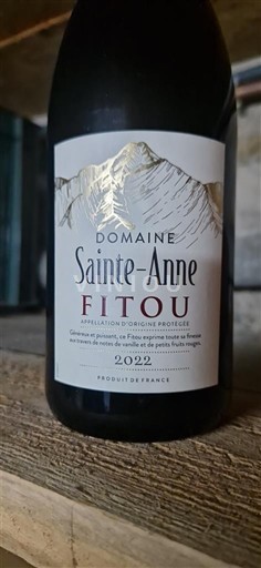 Languedoc Fitou Domaine Sainte-Anne 2022