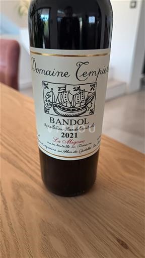Provence Bandol Domaine Tempier La Migoua 2021