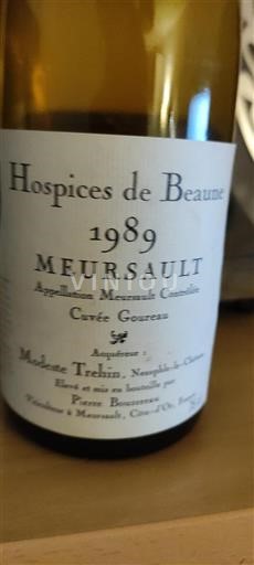 Bourgondië Meursault Hospices de Beaune Goureau 1989