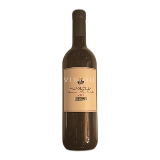 Vin Rouge sec Giordano 2014 Italie Vénétie Valpolicella DOC