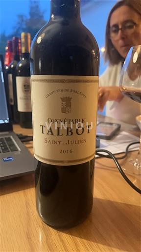 Bordeaux Saint-Julien Château Talbot Connétable 2016