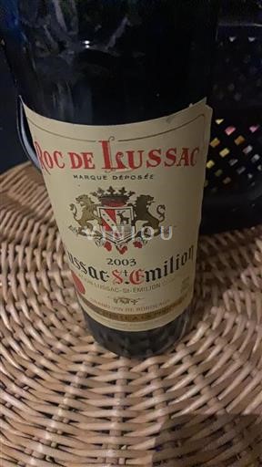 Burdeos Lussac-Saint-Émilion Roc de Lussac 2003