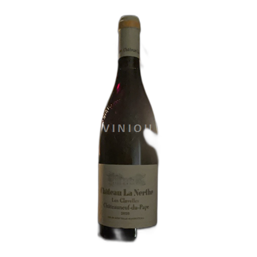 Vin Rouge sec Les Clavelles Château La Nerthe 2020 France Vallée du Rhône Châteauneuf-du-pape AOC