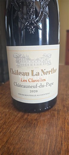 Valle del Ródano Châteauneuf-du-Pape. Château La Nerthe Les Clavelles 2020
