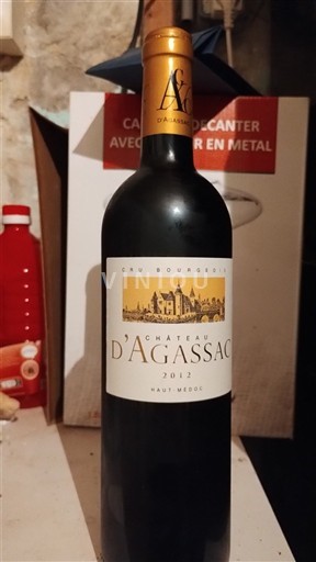Bordeaux Haut-Médoc Cru Bourgeois Château Agassac 2012
