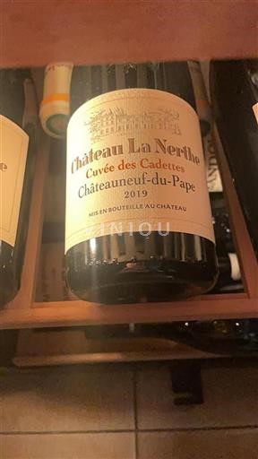 Vallée du Rhône Châteauneuf-du-pape Château La Nerthe des Cadettes 2019