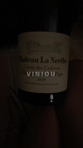 Vallée du Rhône Châteauneuf-du-pape Château La Nerthe des Cadettes 2019