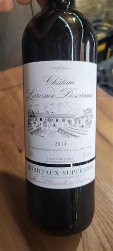 Bordéus Bordeaux Superior Château Laronde Desormes 2014