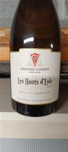 Údolí Rhôny Crozes-Hermitage Héritiers Gambert Les Hauts d'Éole 2019