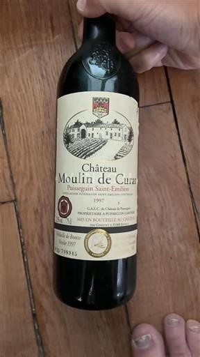 Bordeaux Puisseguin-saint-émilion Château Moulin de Curat 1997