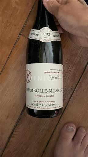 Burgundy Chambolle-Musigny Moillard-Grivot 1992