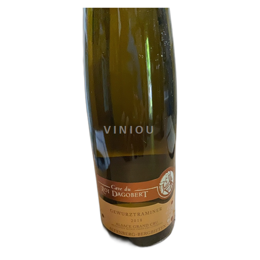 Vin Blanc sec Gewurztraminer Cave du Roi Dagobert 2018 France Alsace AOC Grand Cru