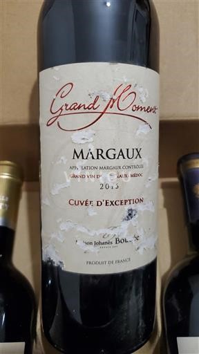 Bordeaux Margaux Grand Moment d'Exception 2016
