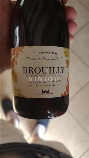 Beaujolais Brouilly Laurent Martray Le Coeur des Feuillées 2023
