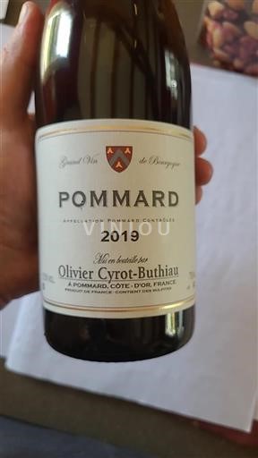 Bourgondië Pommard Olivier Cyrot-Buthiau 2019