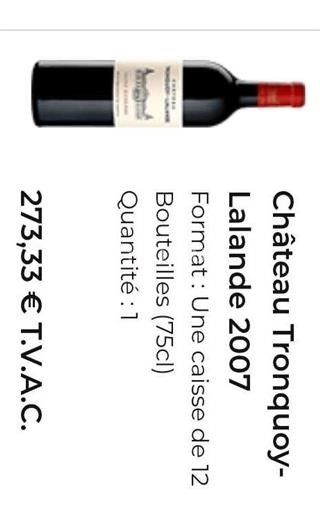 Bordeaux Saint-Estèphe Château Tronquoy-Lalande 2007