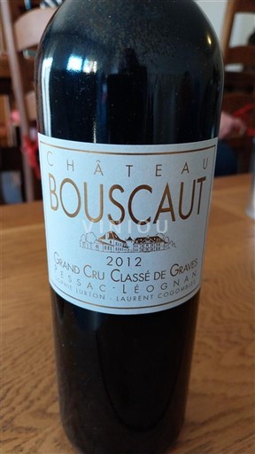 Bordeaux Pessac-Léognan Grand Cru Château Bouscaut 2012