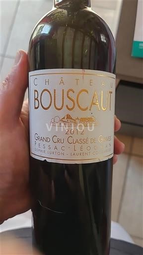 Bordeaux Pessac-Léognan Grand Cru Château Bouscaut 2012