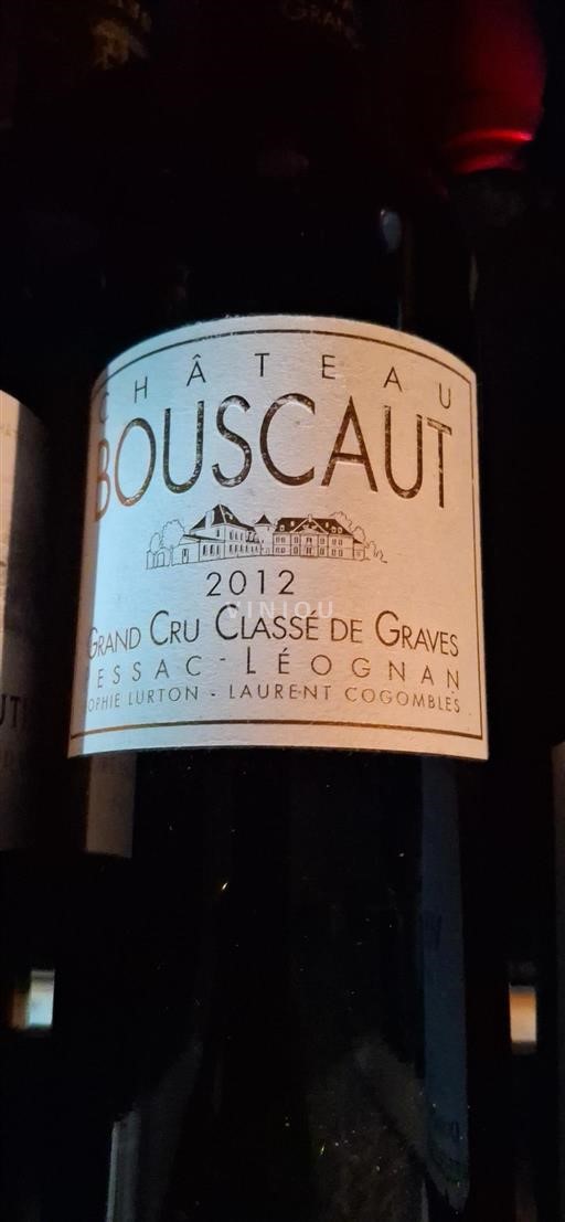 Burdeos Pessac-Léognan Grand Cru Château Bouscaut 2012