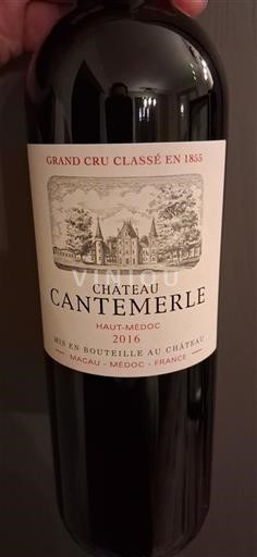 Bordeaux Haut-Médoc Grand Cru Classé Château Cantemerle 2016