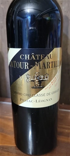 Bordeaux Pessac-Léognan Grand Cru Château Latour-Martillac 2011