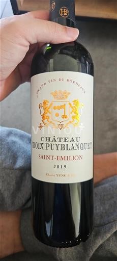 Bordéus Saint-Émilion Château Croix Puyblanquet 2019