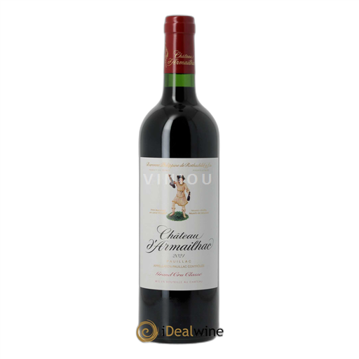 Bordéus Pauillac Château Armailhac - Mouton Baron(ne) Philippe 5ème Grand Cru Classé 2004