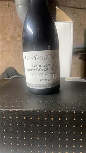 Bourgogne Hautes Côtes de nuits Guy & Yvan Dufouleur 16ème Génération 2022