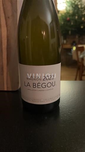 Wijnen Blanc sec La Bégou Maxime Magnon 2023 Frankrijk Languedoc Corbières AOC