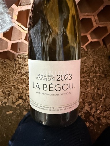 Languedoc Corbières Maxime Magnon La Bégou 2023
