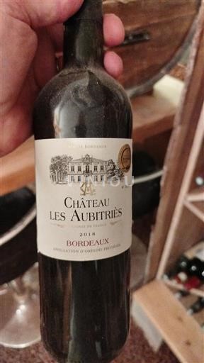 Bordéus Château Les Aubitriés 2018