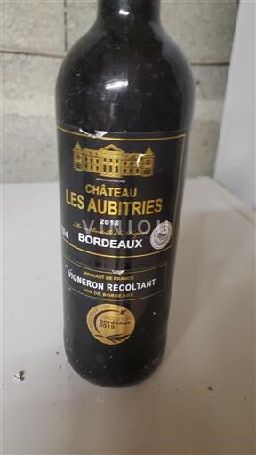 Bordéus Château Les Aubitriés 2018