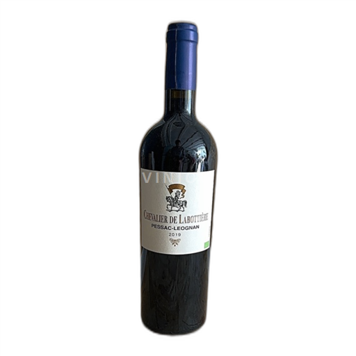 Vin Rouge sec Chevalier de Labottière 2019 France Bordeaux Pessac-Léognan AOC bio
