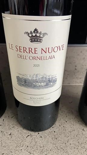 Toscana Bolgheri Tenuta Dell'ornellaia Le Serre Nuove dell'Ornellaia 2021