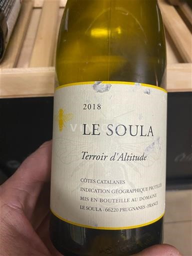 Лангедок та Руссійон Каталонські схили Le Soula Terroir d'Altitude 2018