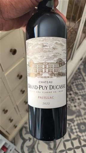 Bordeaux Pauillac Grand Cru Château Grand-Puy Ducasse 2022
