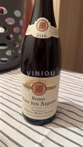 Borgoña Beaune Premier Cru Domaine Michel Lafarge Clos des Aigrots 2018
