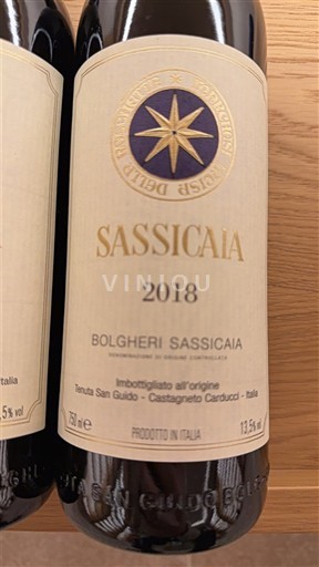 Toscana Non specificato Tenuta San Guido Sassicaia 2018
