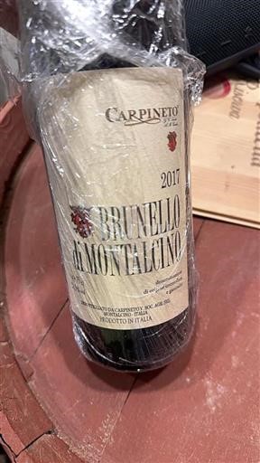 Tuscan Wines Brunello di Montalcino Carpineto 2017